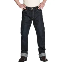 Rokker Iron Selvage Raw Jeans - Dunkelblau (Raw) -
