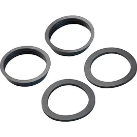 SANITOP-WINGENROTH Dichtungssortiment für Siphons 1 1/4" Schwarz