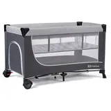 Kinderkraft LEODY Reisebett - grau - Grau