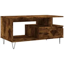 furnicato Couchtisch Moderner Braun Holzwerkstoff 90 x 49 x 45 cm