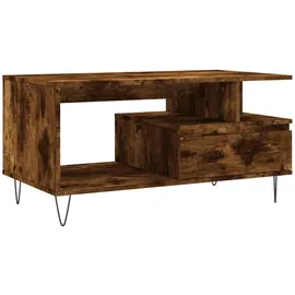 furnicato Couchtisch Moderner Braun Holzwerkstoff 90 x 49 x 45 cm