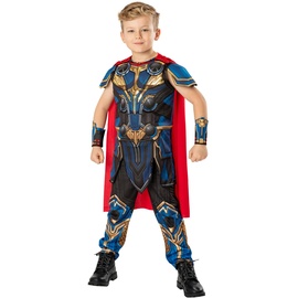 Rubies Offizielles Marvel Thor: Love and Thunder Thor Deluxe-Kostüm für Kinder, Alter 9–10 Jahre