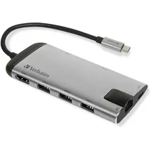 Verbatim USB-C Hub 3xUSB3.0,1xHDMI4K 49142
