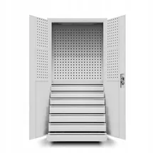 Jan Nowak Werkzeugschrank DAREK 185 x 92 x 50 cm Grau