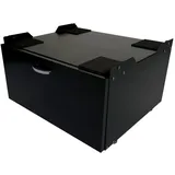MCW Waschmaschinenunterschrank 61 x 33 x 52 cm Schwarz