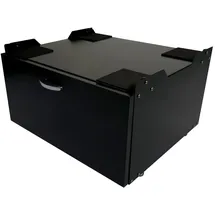 MCW Waschmaschinenunterschrank 61 x 33 x 52 cm Schwarz