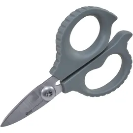 Clauss Kevlar Schere | Profi Draht- und Kabelschere mit Titanium Bonded Klingen | Für Kevlar, Kabel und Draht | Ergonomische Softgrip-Griffe, glasfaserverstärkt | CL-18475 00