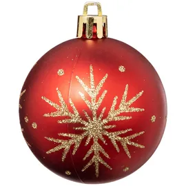 Atmosphera Createur d ́interieur Weihnachtskugeln Mit Glitzer-muster, Ø 6 cm