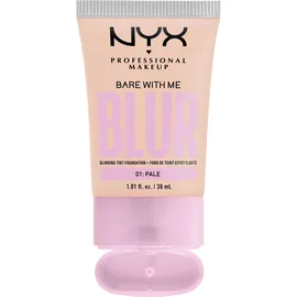 NYX Professional Makeup Bare With Me Blur Tint Foundation Mattierendes Make-up mit mittlerer Deckkraft 30 ml Pale