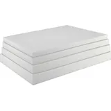 sunnypillow Schaumstoffplatte Schaumstoff Zuschnitt 90 x 200 x 4 cm RG 14/18 Topper Matratzen in vielen Größen zur Auswahl