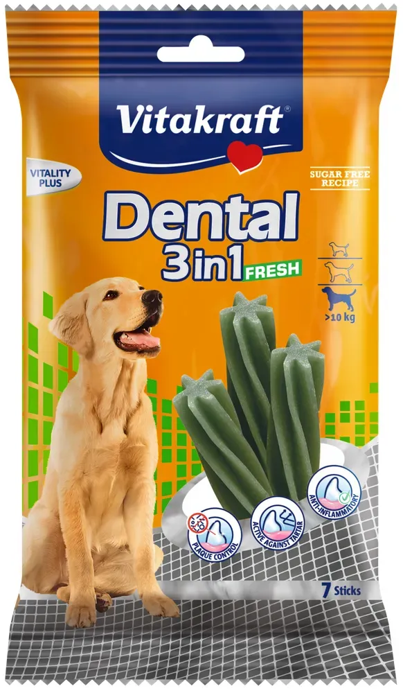 Vitakraft Dental 3w1 Fresh 180g (Rabatt für Stammkunden 3%)