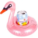 Wild 'n Wet Aufblasbare Getränkehalter Einhorn Schwan & Flamingo Whirlpool Dosenhalter (Schwan)