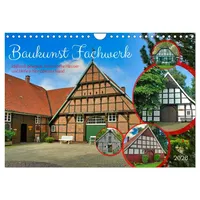 Calvendo Baukunst Fachwerk (Wandkalender 2026 DIN A4 quer), CALVENDO