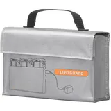 Explosionsgeschützte Tasche aus Silikon Fiberglas für 4K / AVATA2 Batterien, Silikon-Fiberglas-Tuch