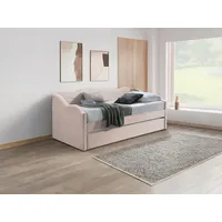 Vente-unique Ausziehbett - 2 x 190 cm - Samt