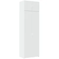 VidaXL Hochschrank Weiß 70x42,5x225 cm Holzwerkstoff