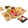Todeco Bambus-Käsebrett mit Käsemesser Set 33 x 33 x 4 cm