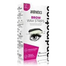 Andmetics Brow Wax Strips Damen 16 St.