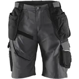 KÜBLER PRACTIQ Arbeitsshorts | anthrazit/schwarz | Größe 56 | kratzfrei | Oeko-TEX® | Cordura verstärkt
