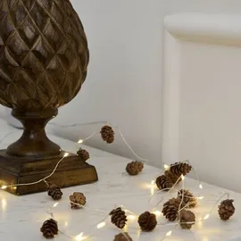 Sirius Home LED-Lichterkette 2 m Braun Warmweiß