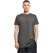 Build Your Brand Shaped Long Tee Blau S