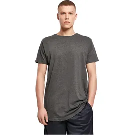 Build Your Brand Shaped Long Tee Blau S