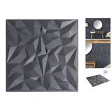 vidaXL Wandpaneele 24 Stk. Grau 50x50 cm XPS 6 m2 Amethyst