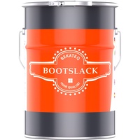 Bootslack Yachtlack in seidenmatt Schwarz 5L Holzlack, Schiffslack - auch geeignet für Parkettboden, Treppen, Fenster, Holzmöbel - hochbelastbar, UV- und Wetterfest, Wasserfest - BEKATEQ LS-100