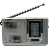 Mini-Radio AM FM Teleskopantenne, Tragbares Taschenradio mit Kopfhöreranschluss, Pocket Radio Weltempfänger Lautsprecher Batteriebetrieben