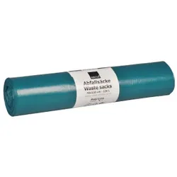 ABENA® Müllsack Poly-Line, 120 Liter, 34 my, Abfallsack zum Entsorgen von dem alltäglichen Hausmüll, 1 Karton = 10 Rollen à 25 Säcke