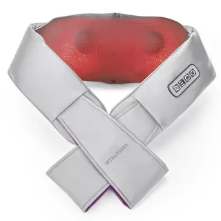 Bioelectronics VITALmaxx Shiatsu Nackenmassagegerät mit Halteschlaufe | Massagegerät für Schultern, Nacken, Rücken, Beine & Bauchmuskulatur | Knetmassage, Druckmassage | Massage mit Wärmefunktion