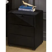 Jockenhöfer Nachtkonsole JOCKENHÖFER GRUPPE "Lore", schwarz (schwarz 372, 06), H:53cm T:45cm, Sideboards, Nachtkonsole