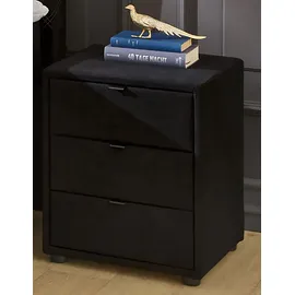 Jockenhöfer Nachtkonsole JOCKENHÖFER GRUPPE "Lore", schwarz (schwarz 372, 06), H:53cm T:45cm, Sideboards, Nachtkonsole