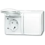 Busch-Jaeger Schuko-Steckdose 2084-0-0723 Weiß