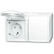 Busch-Jaeger Schuko-Steckdose 2084-0-0723 Weiß