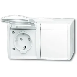 Busch-Jaeger Schuko-Steckdose 2084-0-0723 Weiß