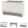Lorelli Dream 70 x 140 cm umbaubar Kinderbett Schaukelbett Schreibtisch braun weiß