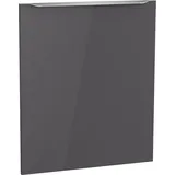 OPTIFIT Unterschrank Geschirrspülerfront Optikomfort Linus984 59,6 x 70 x 1,6 cm Anthrazit