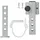 PRO PLUS Abstellstütze kippbar TL60 D85 345-445 mm 1300 kg