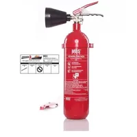 CO2-Feuerlöscher, Kapazität 2 kg mit Halterung, CE-Norm
