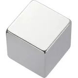 TRU Components 1572121 Permanent-Magnet Würfel (L x B x H) 10 x 10 x 10mm N35 1.18 - 1.24 T Grenztemperatur (max.): 80°C