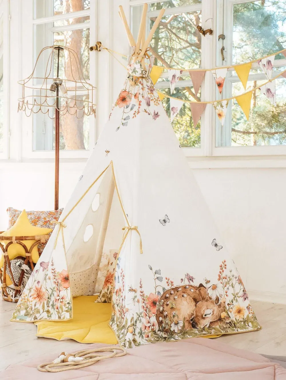 "Wildflowers" Teepee: Das perfekte Abenteuerzelt für Kinder