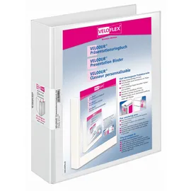 Veloflex 1141190 - Präsentationsringordner VELODUR A4, weiß
