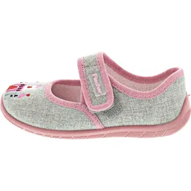Fischer Schuhe Hausschuh Grau 31