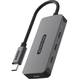 Sitecom USB-C-zu-4x USB-C 10 Gbit/s Stromversorgungs-Hub