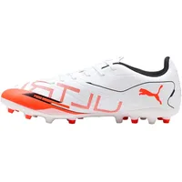 Puma Ultra 5 Play MG Fußballschuhe 01 white/black/glowing red