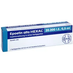 EPOETIN alfa HEXAL 20.000 I.E./0,5ml Inj.L.F.Sp. 1 St