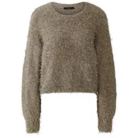 Oui Damen Pullover schmal geschnitten Uni - 42