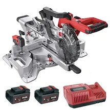 Flex Akku-Kapp- und Gehrungssäge mit Zugfunktion SMS 190 18.0-EC 2 Akkus 5,0ah