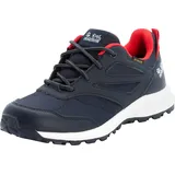 Jack Wolfskin Woodland Texapore Low K Walking-Schuh, Night Blue/Red, 31 EU